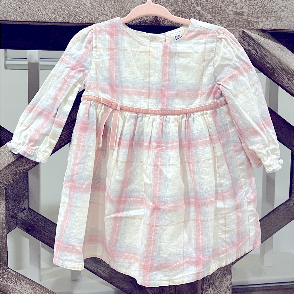 Baby B'Gosh Plaid Babydoll Dress Size‎ 12 Months